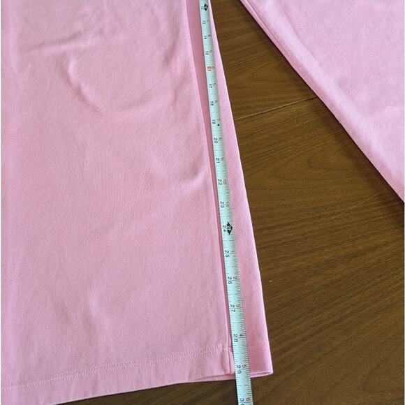 Zara Pink High-rise Wide Straight Leg Basic Sweatpants, size M - Picture 6 of 7